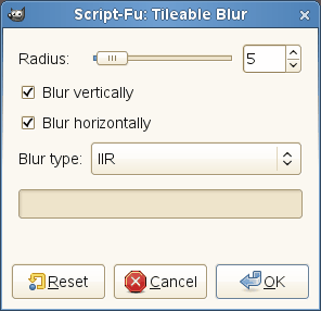 Tileable Blur filter options