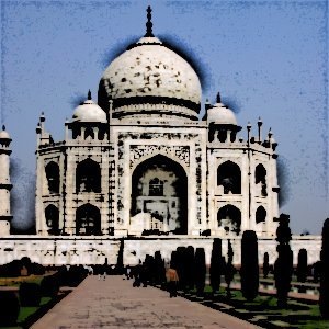 Example for the Cartoon filter