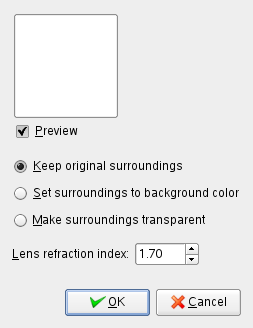 Apply Lens filter options