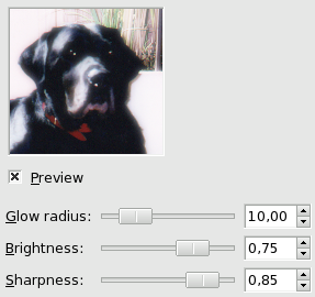 Softglow filter options